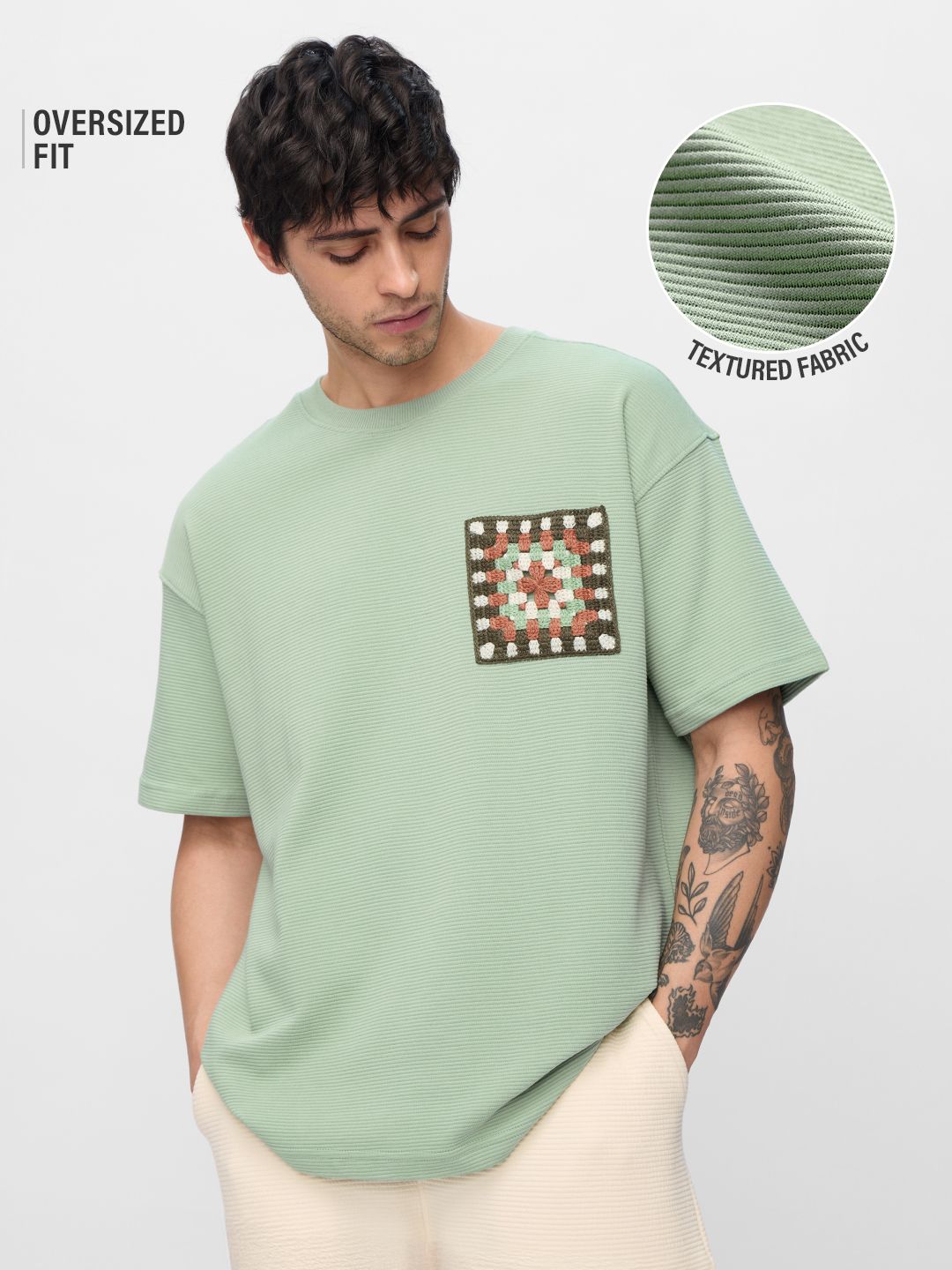 Ottoman T-shirt: Indie Weave Oversized T-Shirts