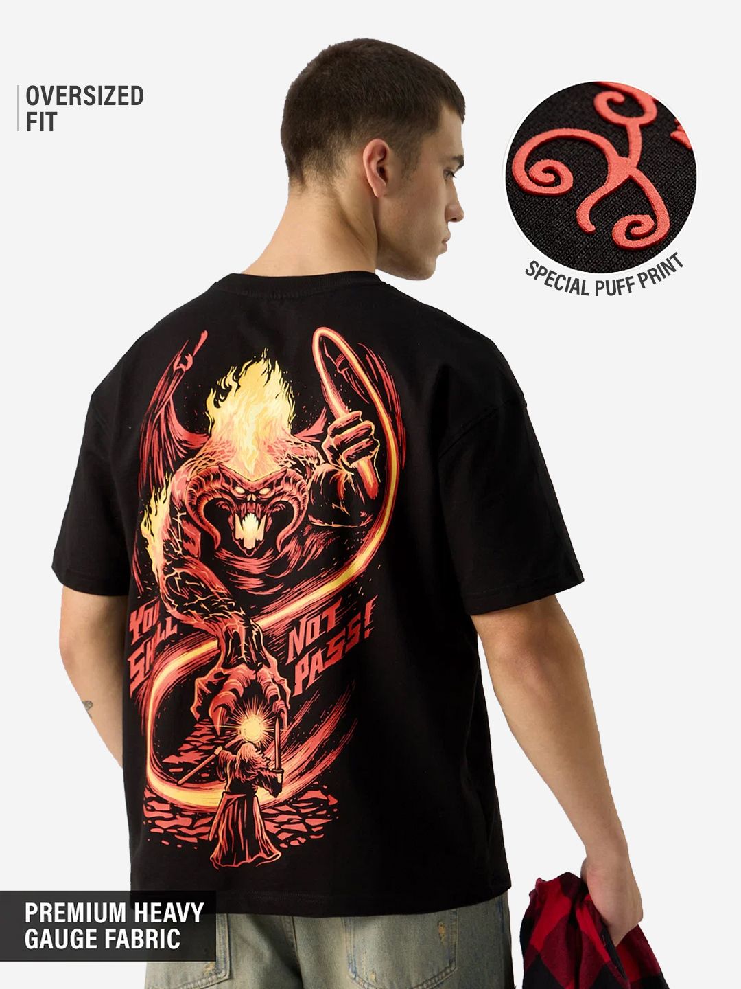 Lord Of The Rings: You Shall Not Pass Oversized T-Shirts Online