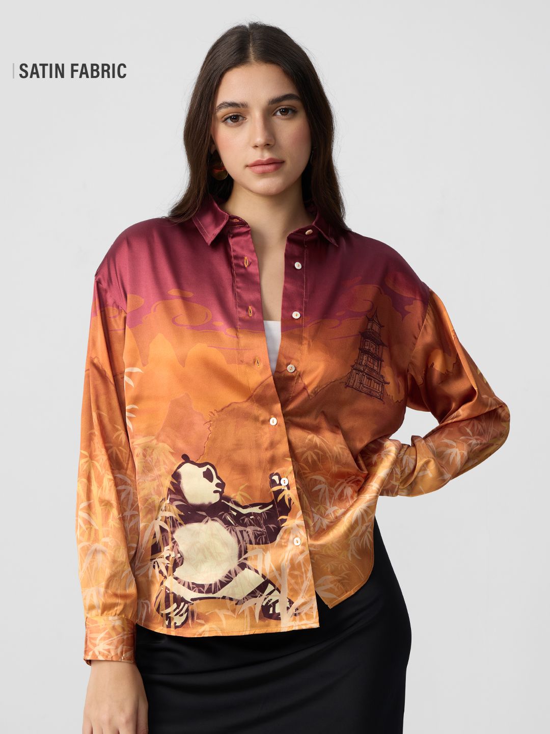 Satin Shirt: Kung Fu Panda