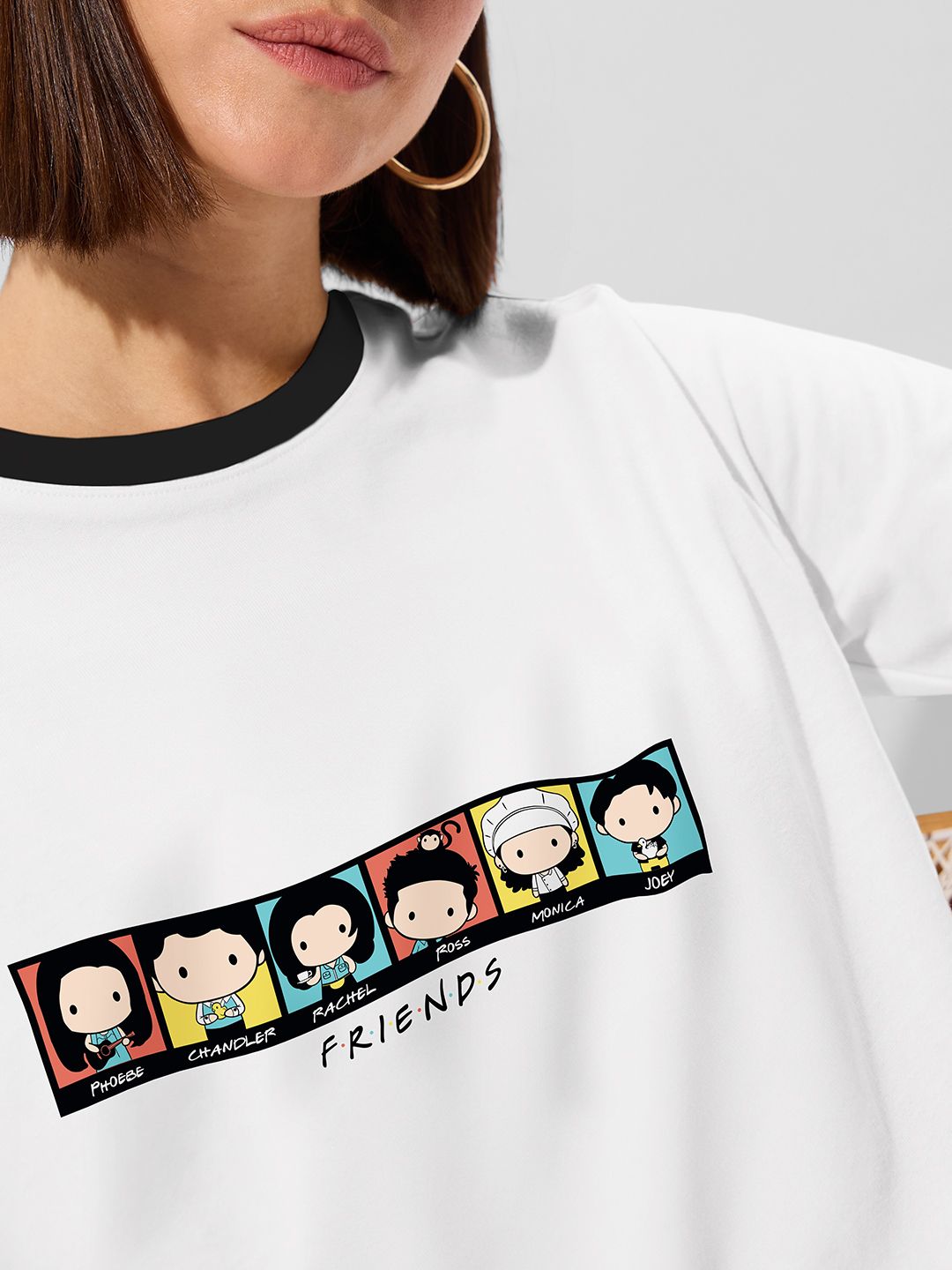 F.R.I.E.N.D.S: The Gang Women Relaxed Fit T-Shirts online