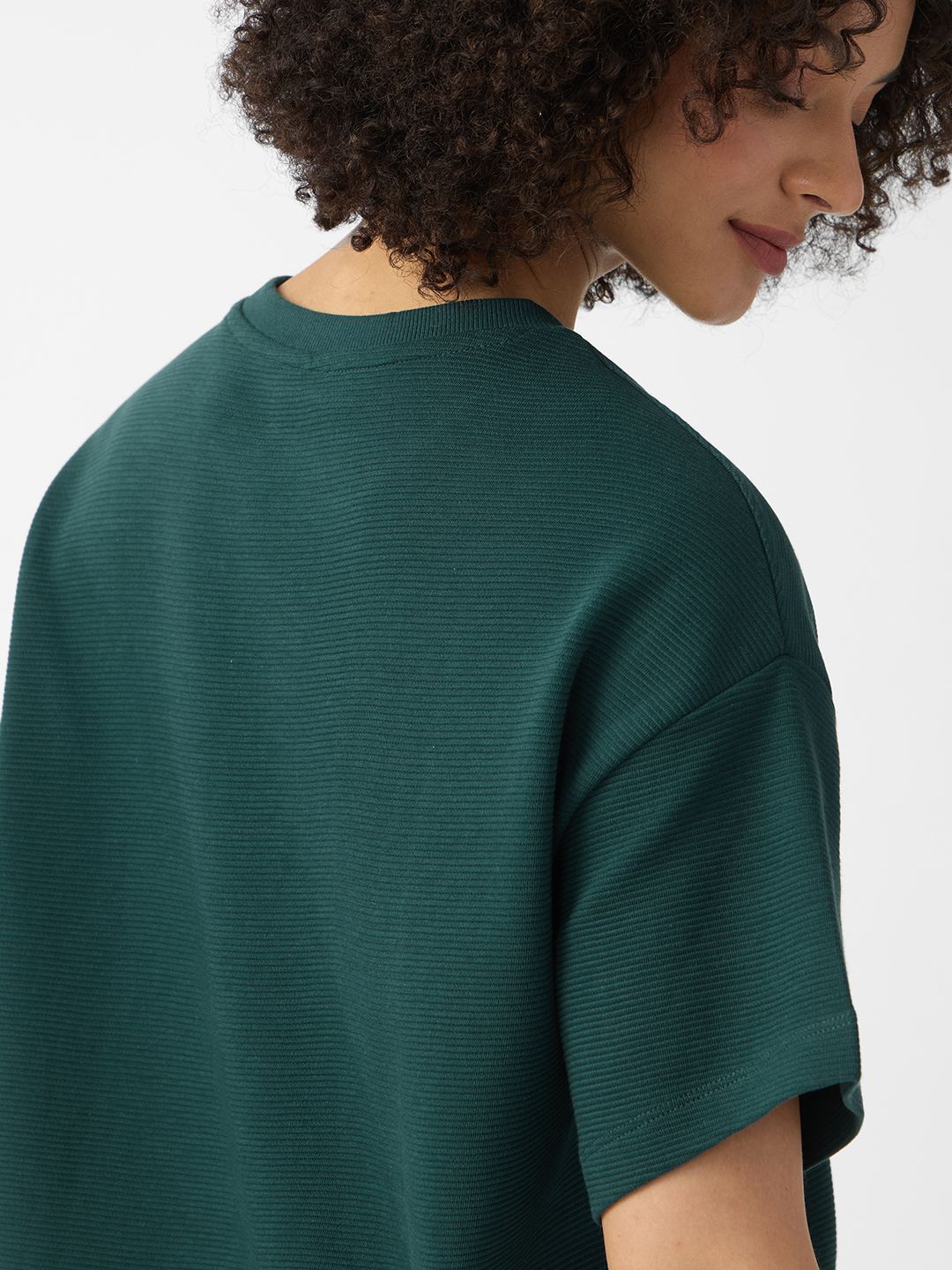 Buy Textured Tshirt: Tom Chillin' Women Oversized T-Shirts