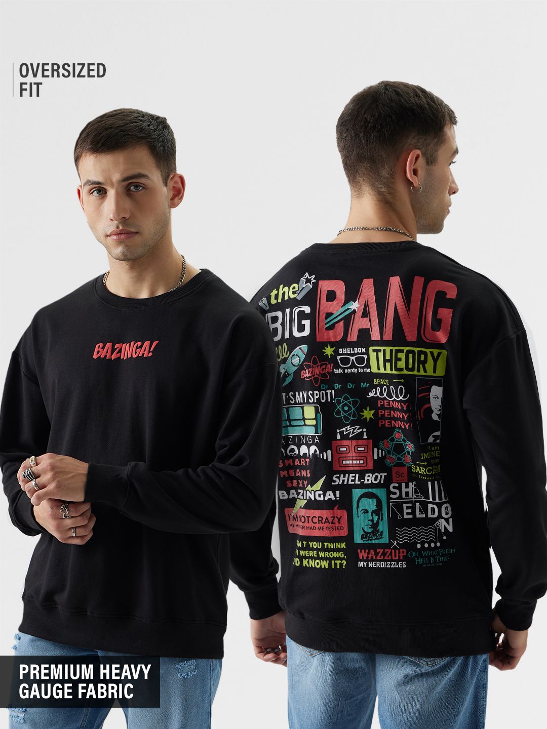 All+Every The Big Bang Theory T-Shirt Donna, Logo Classico, Maglietta Ufficiale, Alta Qualità, Guidati Dalle Misure In Galleria
