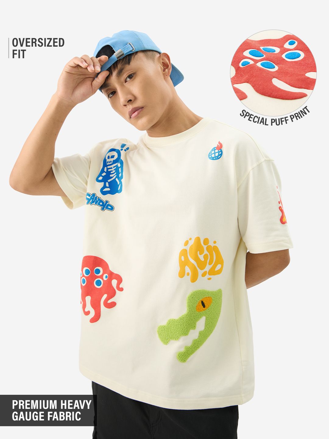Buy TSS Originals: Acid Drip Oversized T-Shirts Online