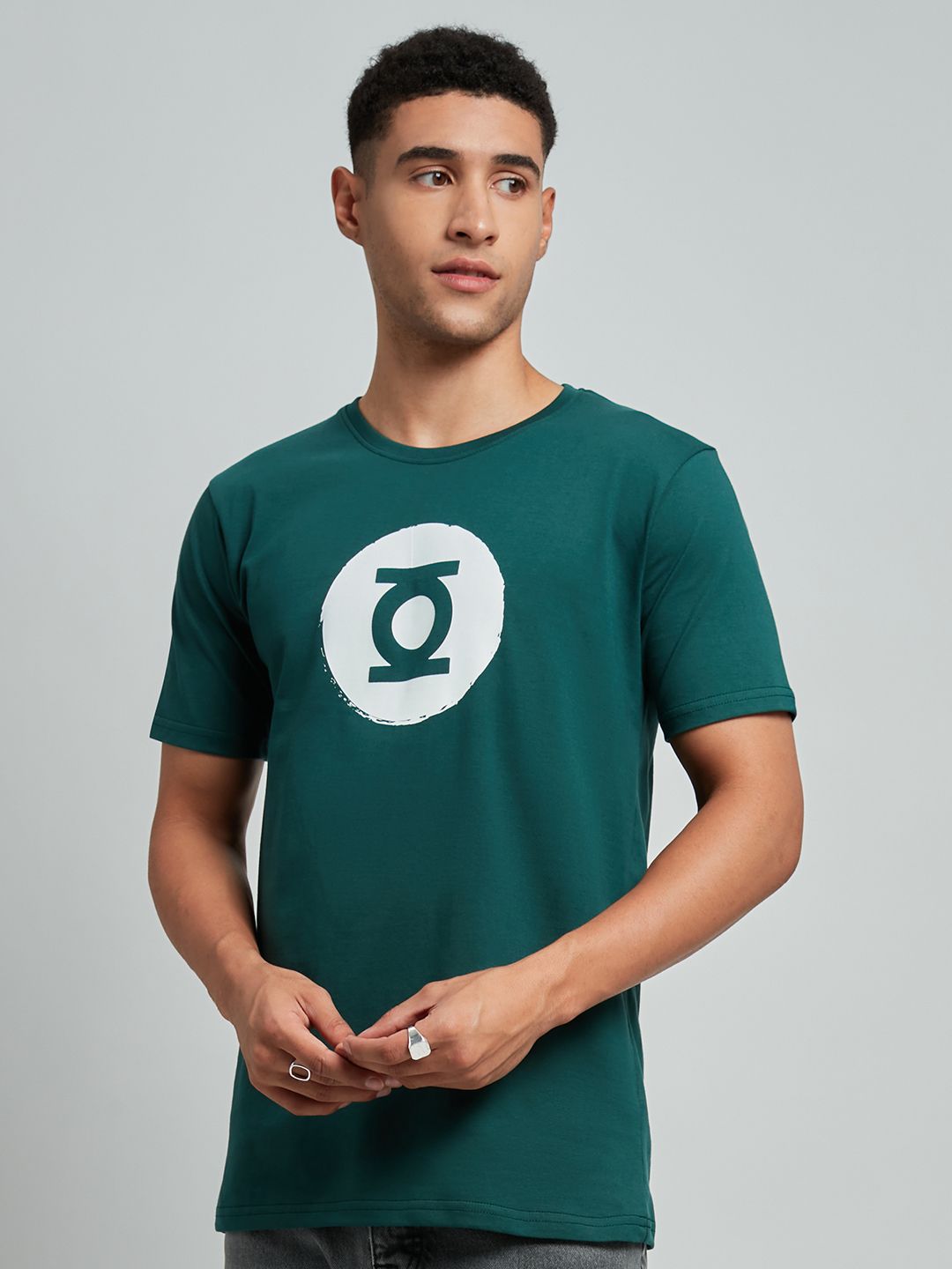 Buy Green Lantern: Logo Half Sleeve T-shirts Online