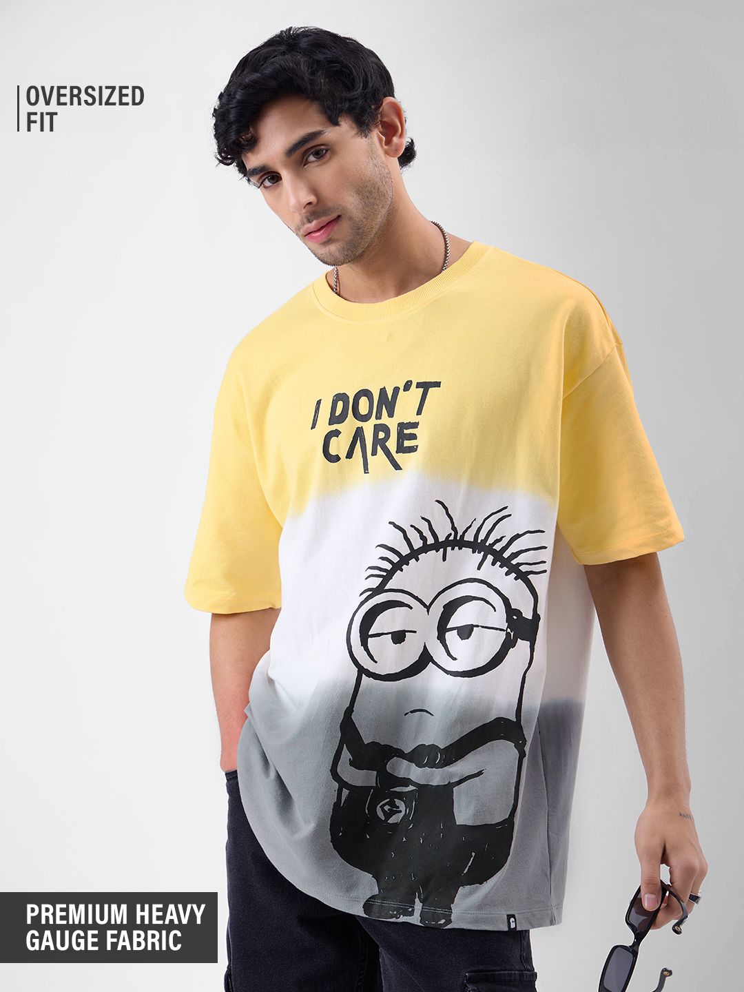 Minions: I Don't Care Oversized T-Shirts