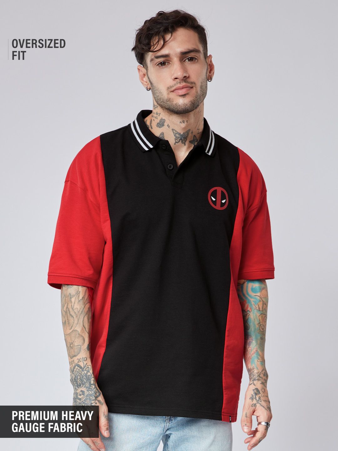 Deadpool: Logo Oversized Polos
