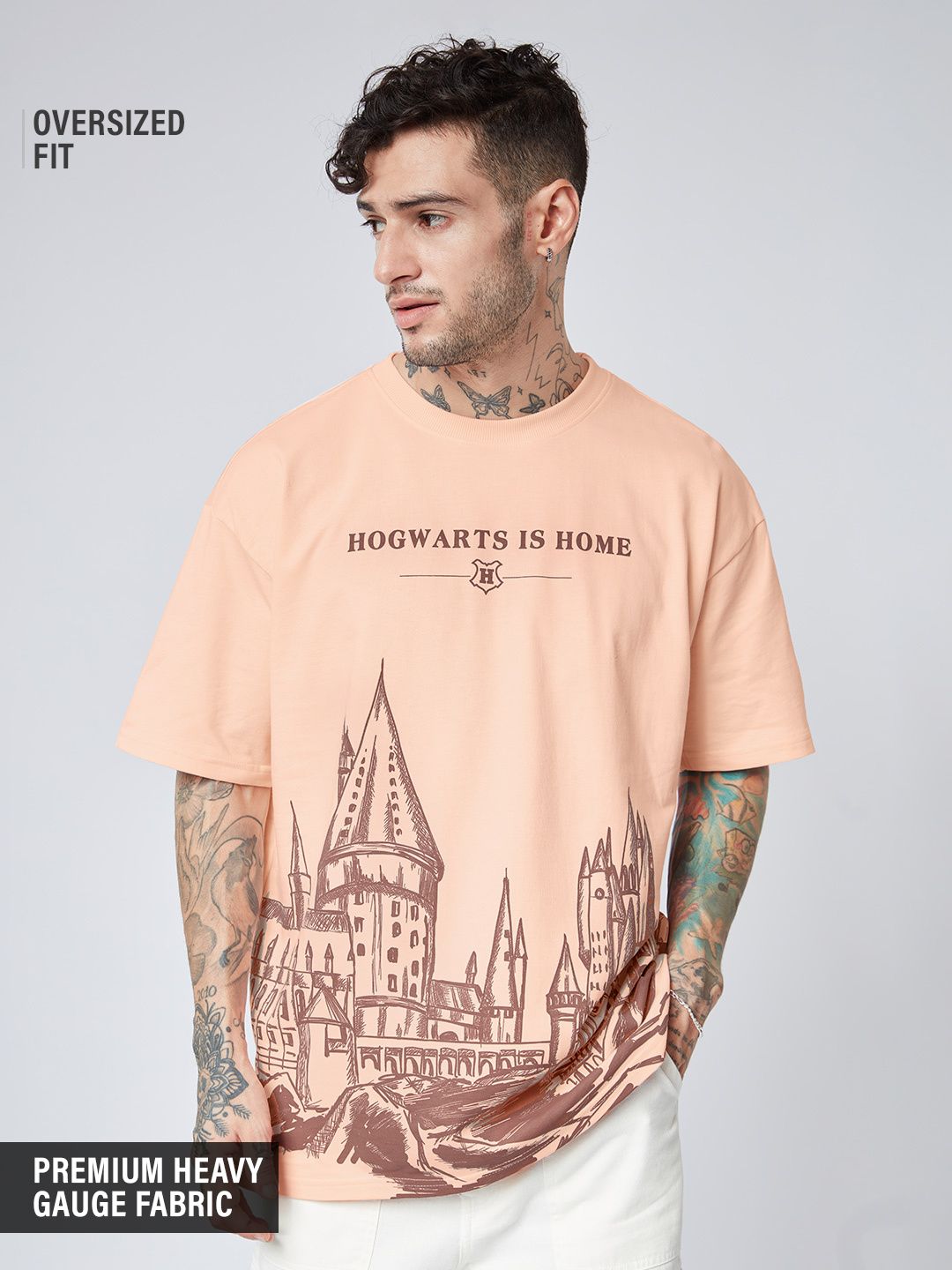 Harry Potter: Hogwarts Is Home Oversized T-Shirts