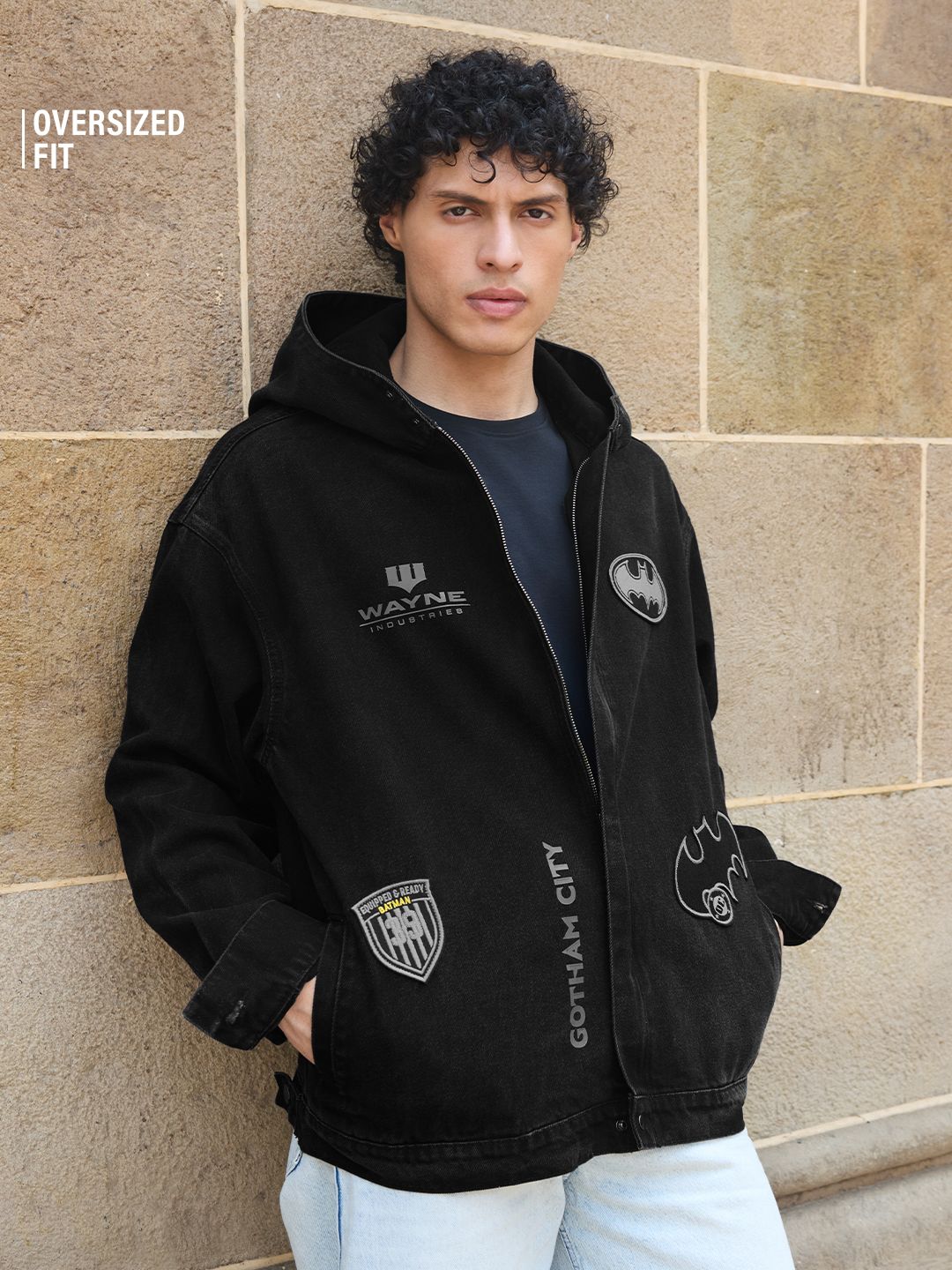 Buy Batman: Dark Knight Mens Denim Jacket Online