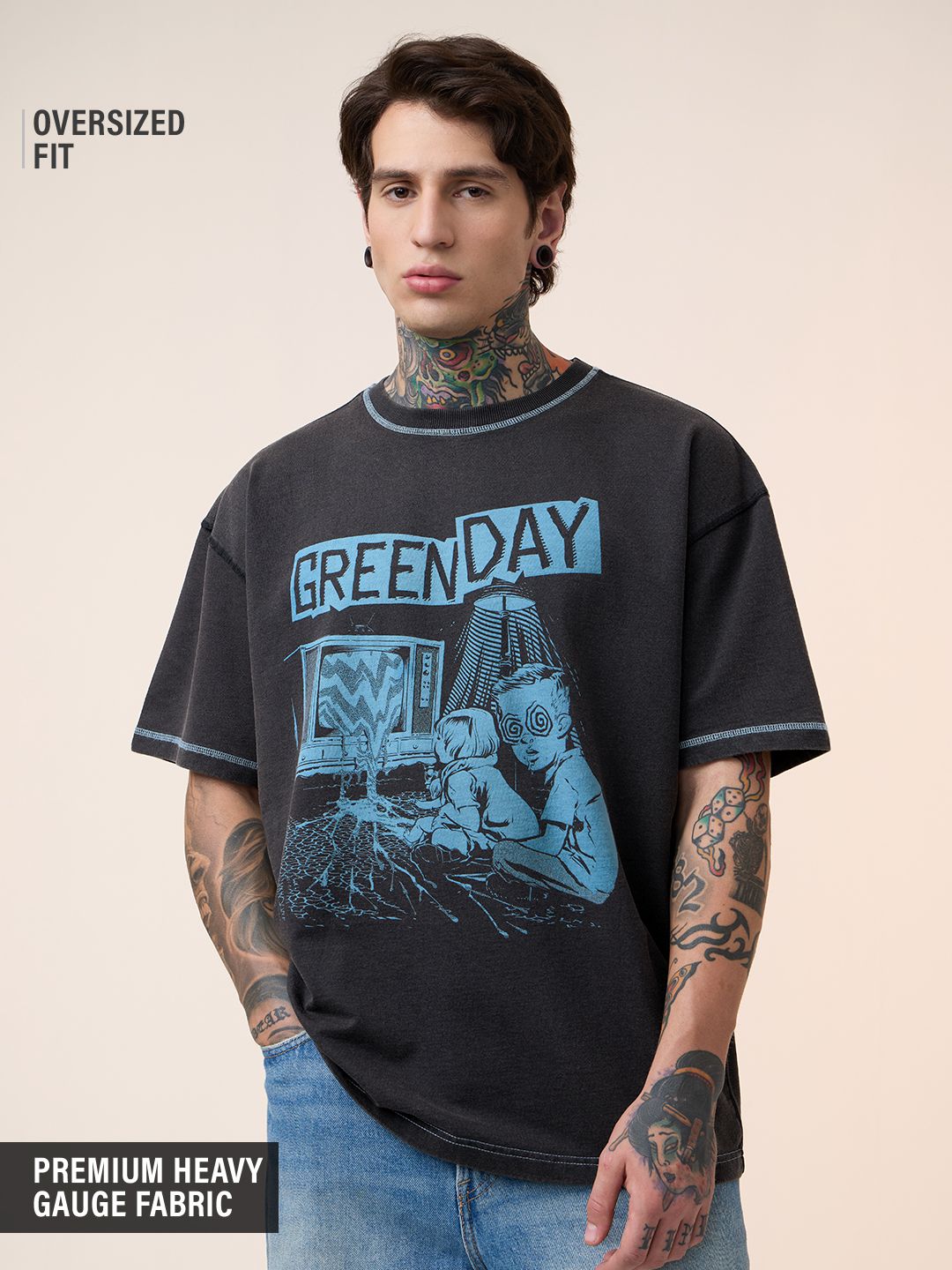 GREEN DAY x VERDY Collab T Shirt Ty xxl ミュージシャン XXL GREEN