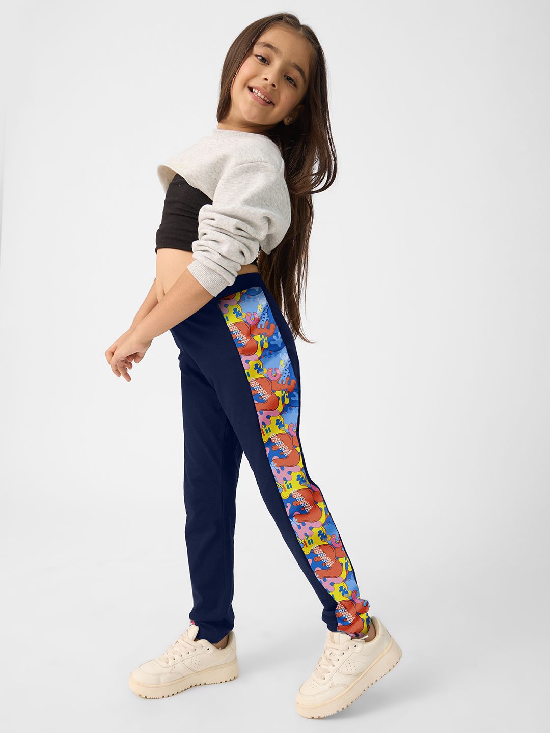 TSS Originals: Swirl Girls Cotton Leggings (2-8 Yrs) Online