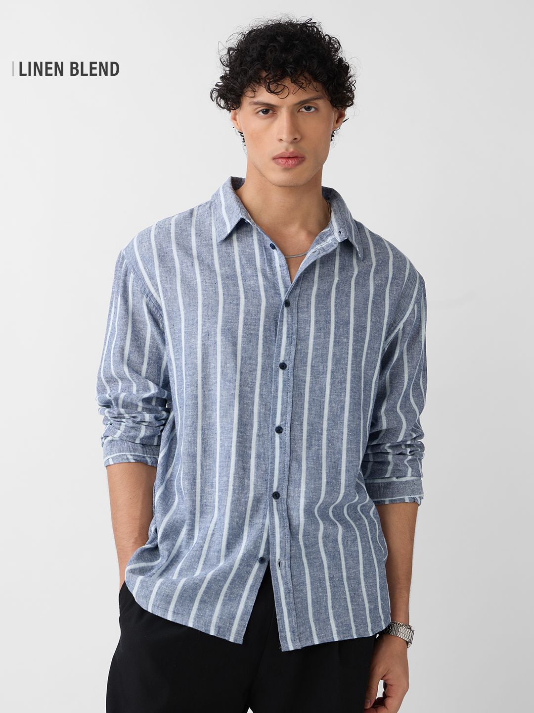 Cotton Linen Stripes: Nautical Cotton Linen Shirts Online
