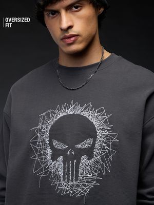 Buy Punisher: Chaos Oversized Full Sleeve T-Shirt Online