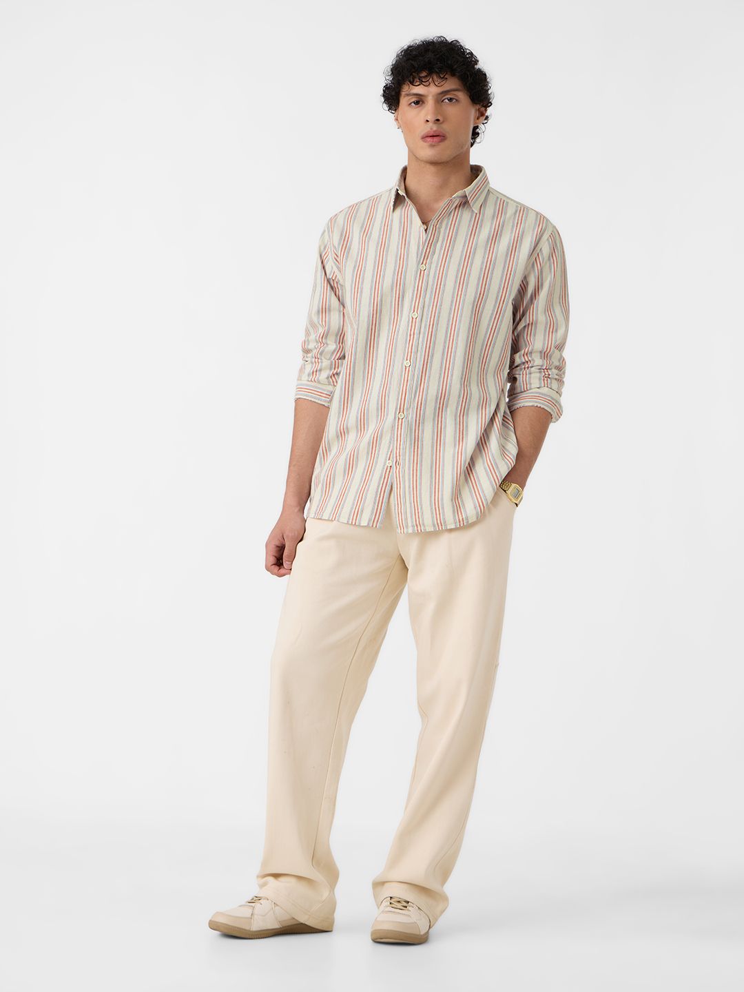 Cotton Linen Stripes: Seaside Cotton Linen Shirts price