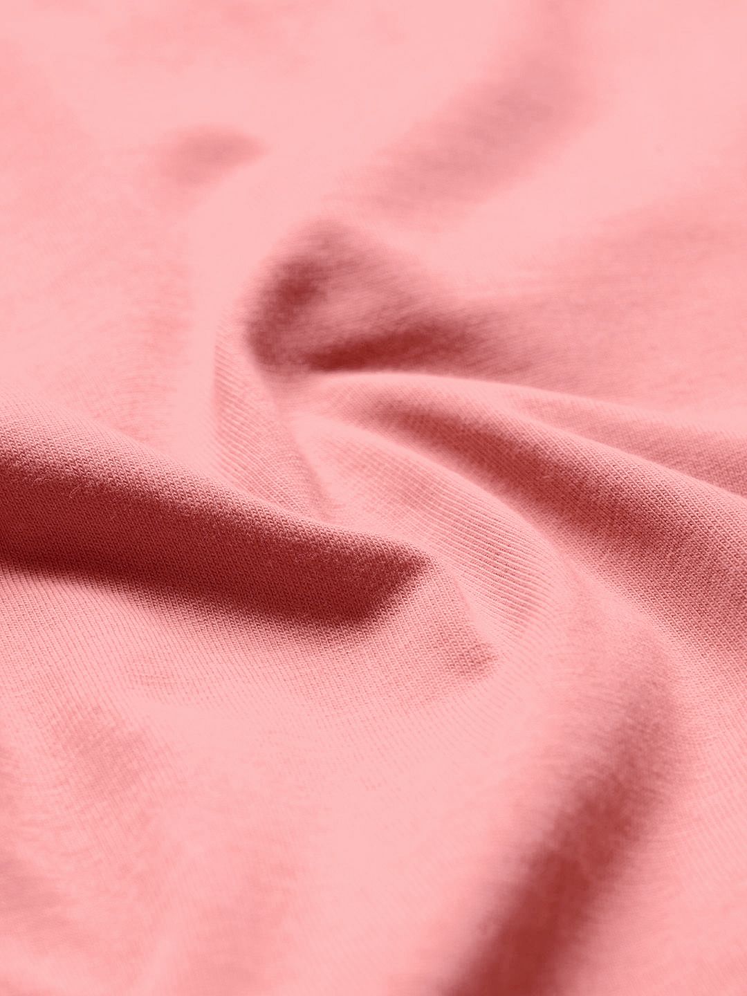 Buy Street Solids: Salmon Pink Women Oversized T-Shirts