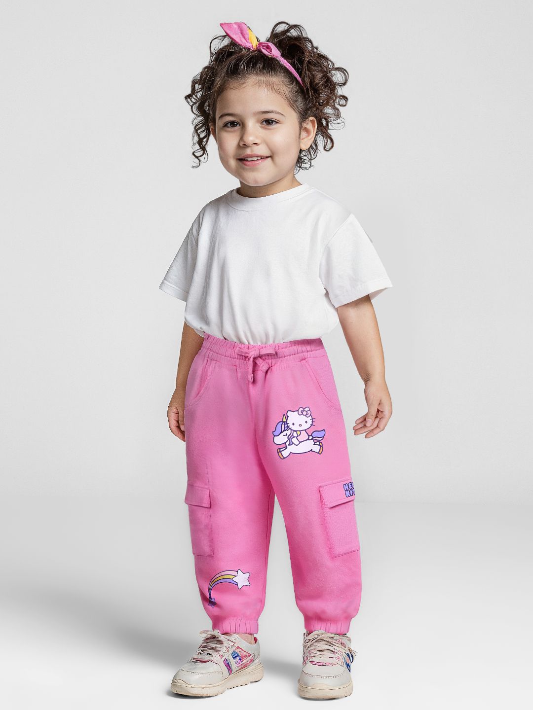 Hello Kitty: Unicorn Girls Cotton Joggers (2-8 Yrs) Online