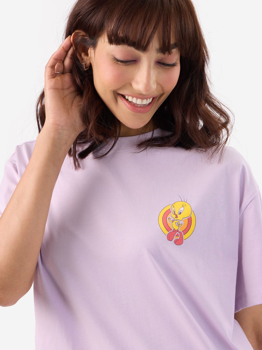Tweety: Own Way Women Oversized T-Shirts online