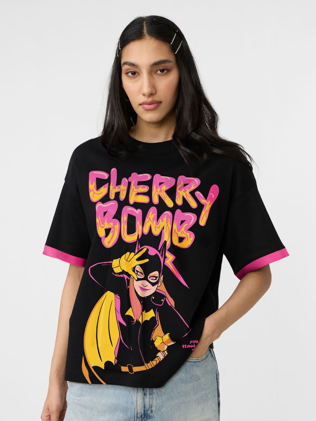 Batgirl: Cherry Bomb Women Oversized T-Shirts price