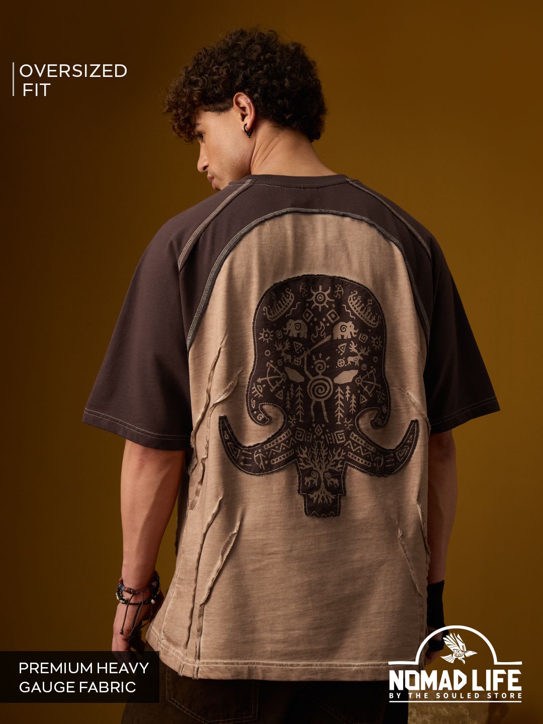 XL SOUL & MAKA TEE / CHARCOAL