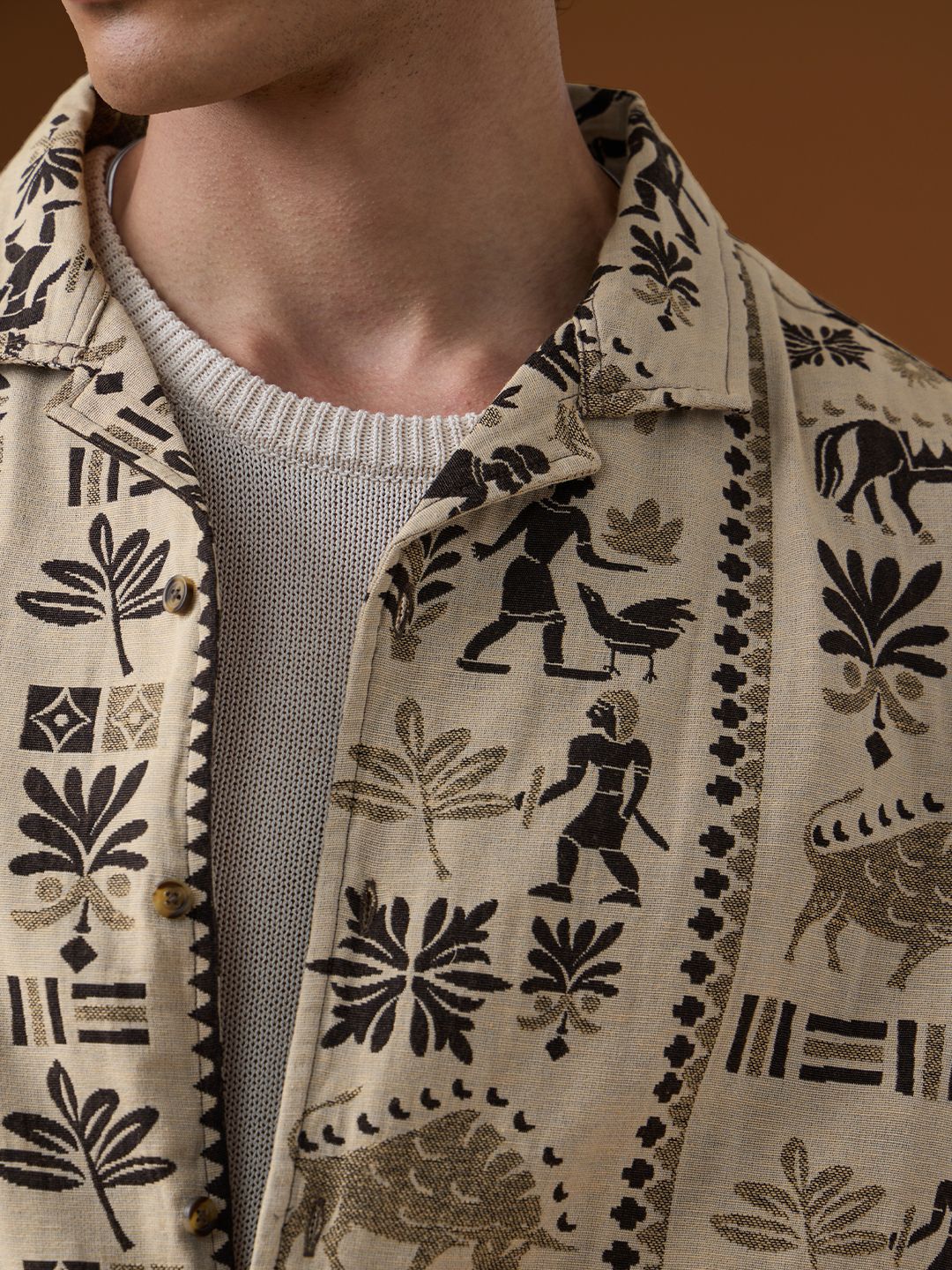 Nomad: Spirit Men Textured Shirts online