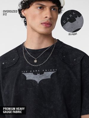 Batman: Dark Knight Logo Oversized T-Shirts Online