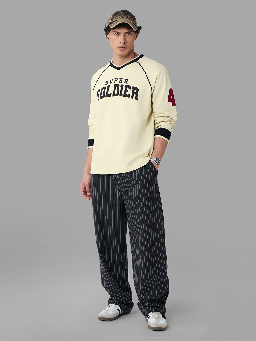 Buy Captain America: Super Soldier Oversized Full Sleeve T-Shirts