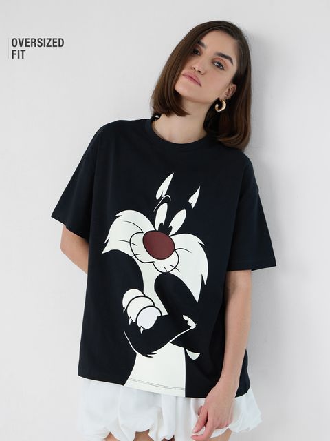 Buy Looney Tunes: Sylvester Women Oversized T-Shirts online at The Souled Store. Looney Tunes: Sylvester Women Oversized T-Shirts