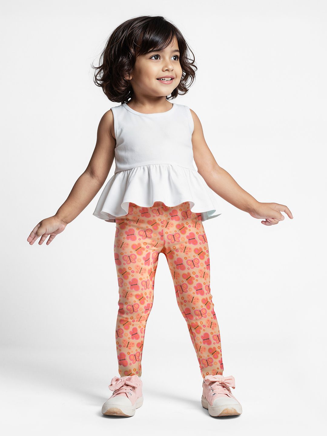 TSS Originals: Flutter Girls Cotton Leggings (2-8 Yrs) Online
