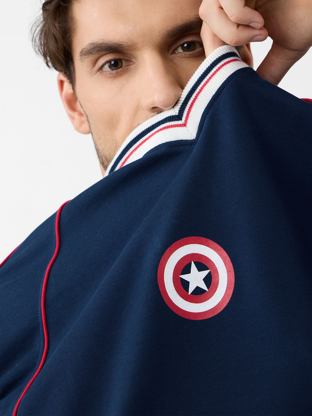 Captain America: Winter Soldier Oversized Full Sleeve T-Shirts online