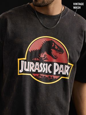 T-shirt Jurassic Park – Grunge Logo – Homme – XXL – Cotton Division – Neuf