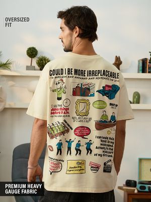 FRIENDS: Chandler Bing Tribute Oversized T-Shirts Online