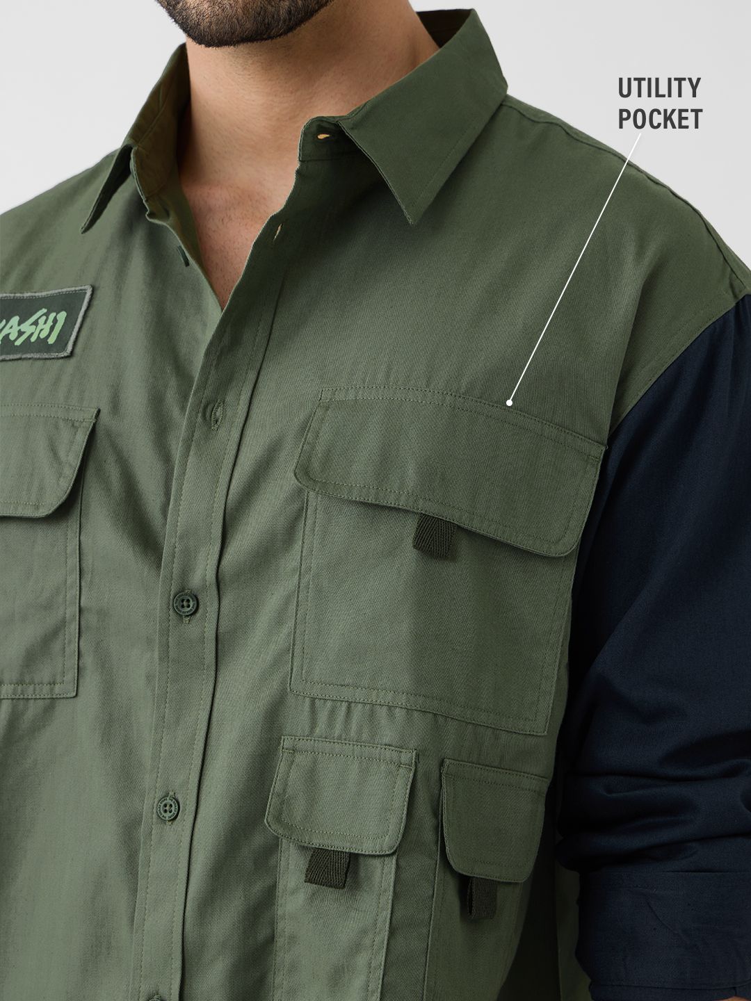 Buy Naruto Shippuden: Kakashi Uniform Men Utility Shirts