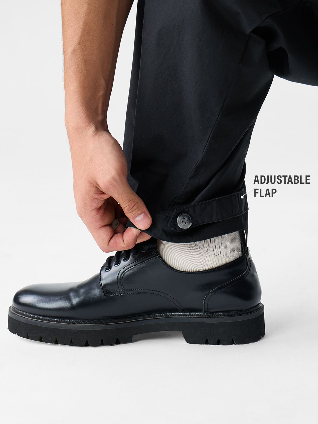 Japanese Fusion Pants: Charcoal Black Men Fusion Pants online