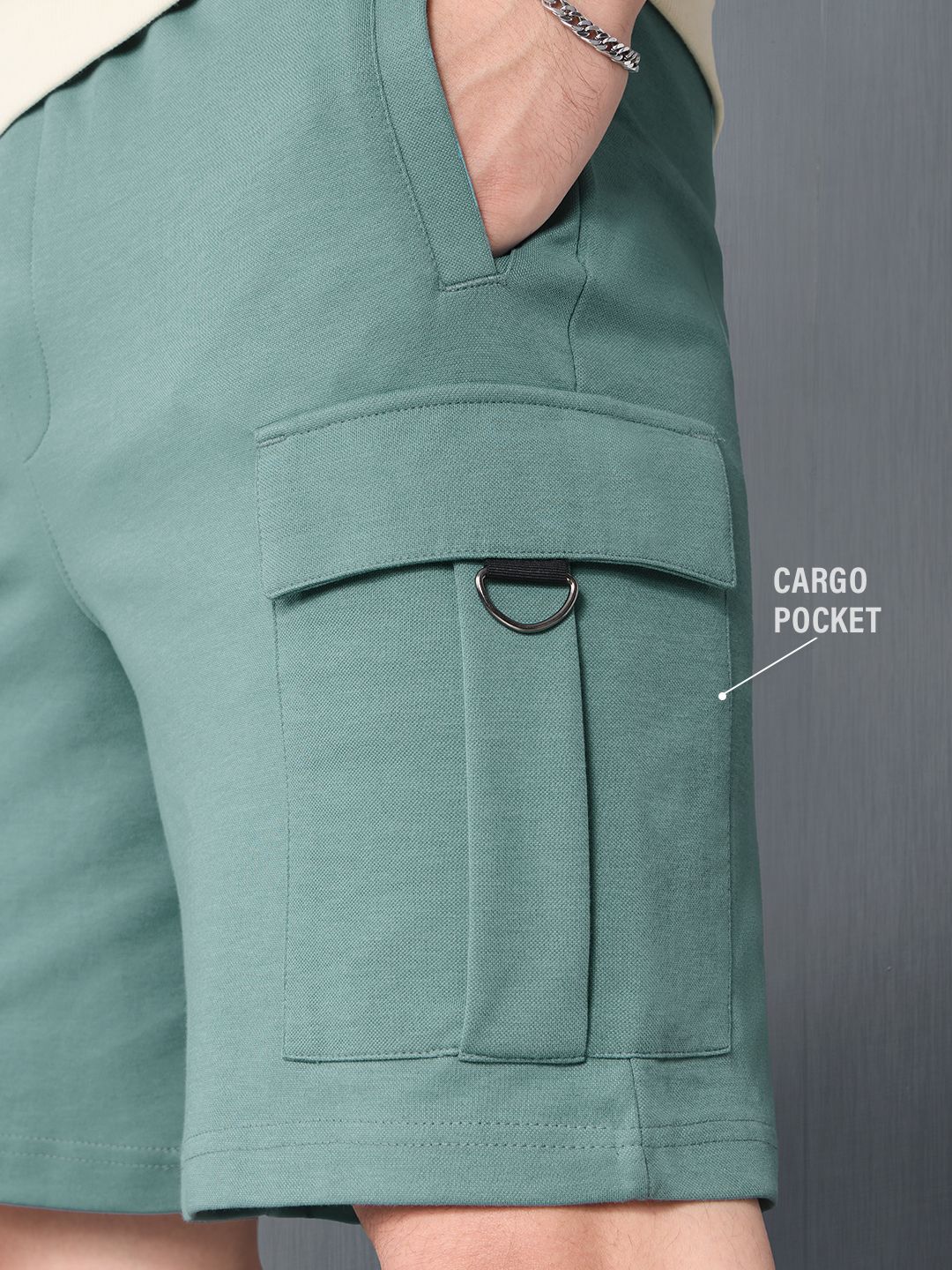 Solids: Sea Lettuce Men Cargo Shorts online