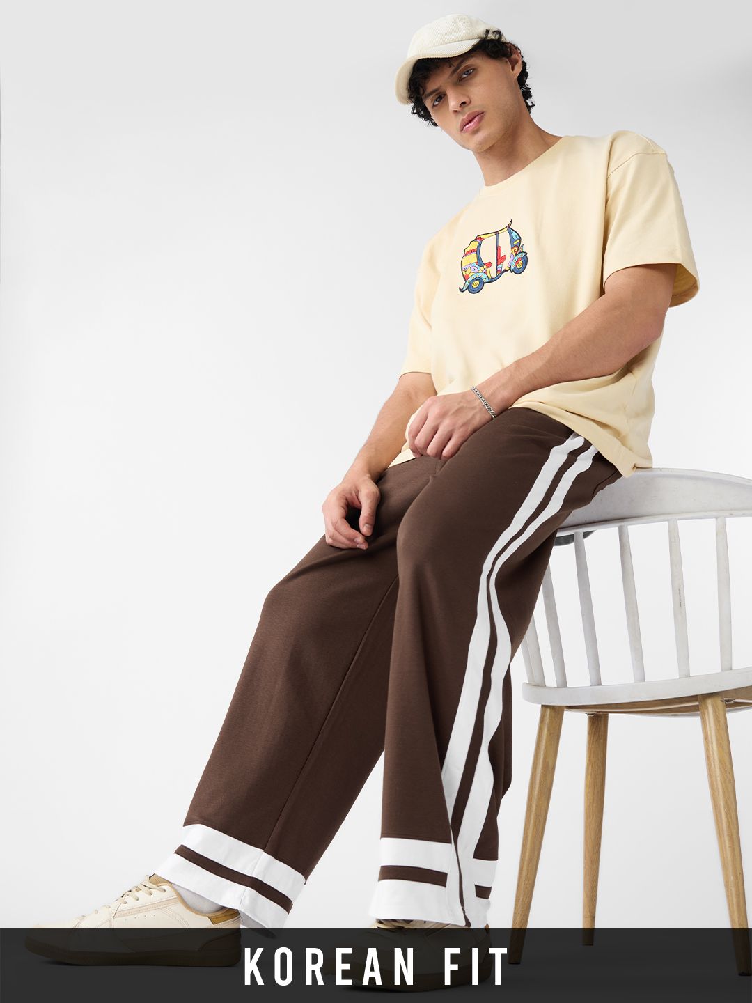 Korean Joggers: Sepia Korean Joggers