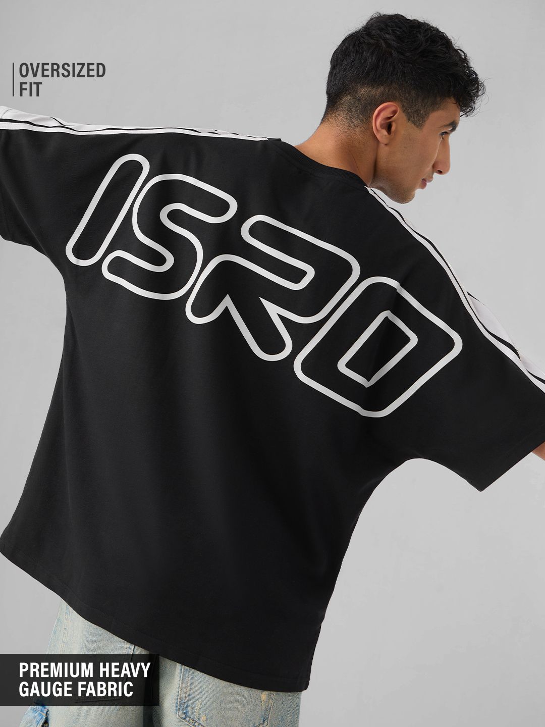 ISRO: To The Moon Oversized T-Shirts Online