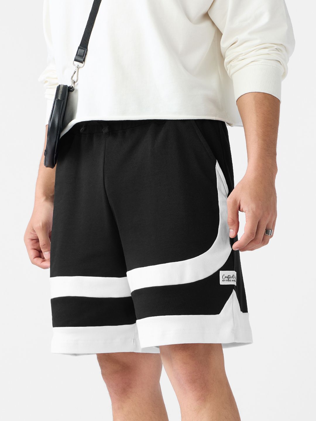 TSS Originals: Black Factor Men Bermuda Shorts Online