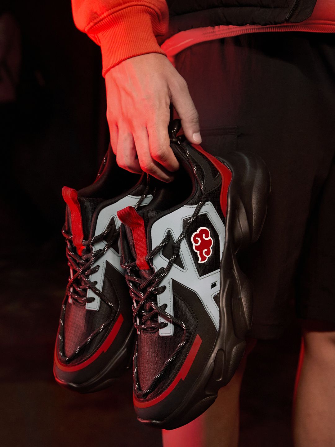 Naruto: Akatsuki Men Low Top Sneakers online