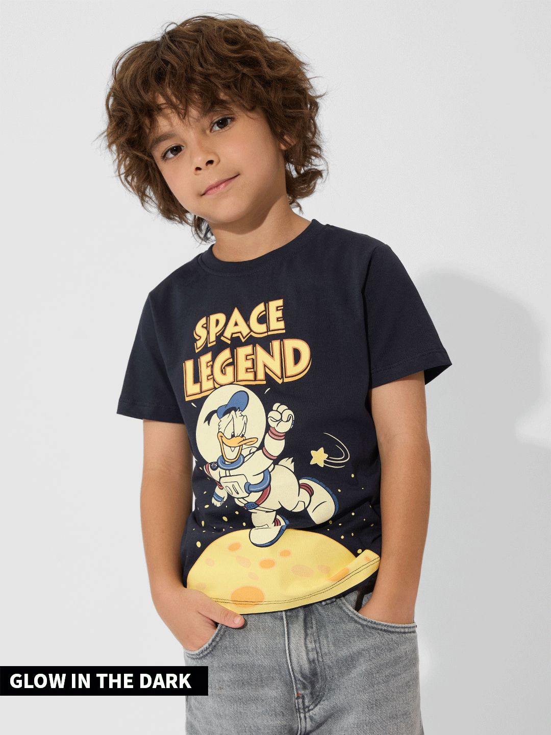 Donald Duck: Space Legend Boys Cotton T-Shirts (2-8 Yrs) Online