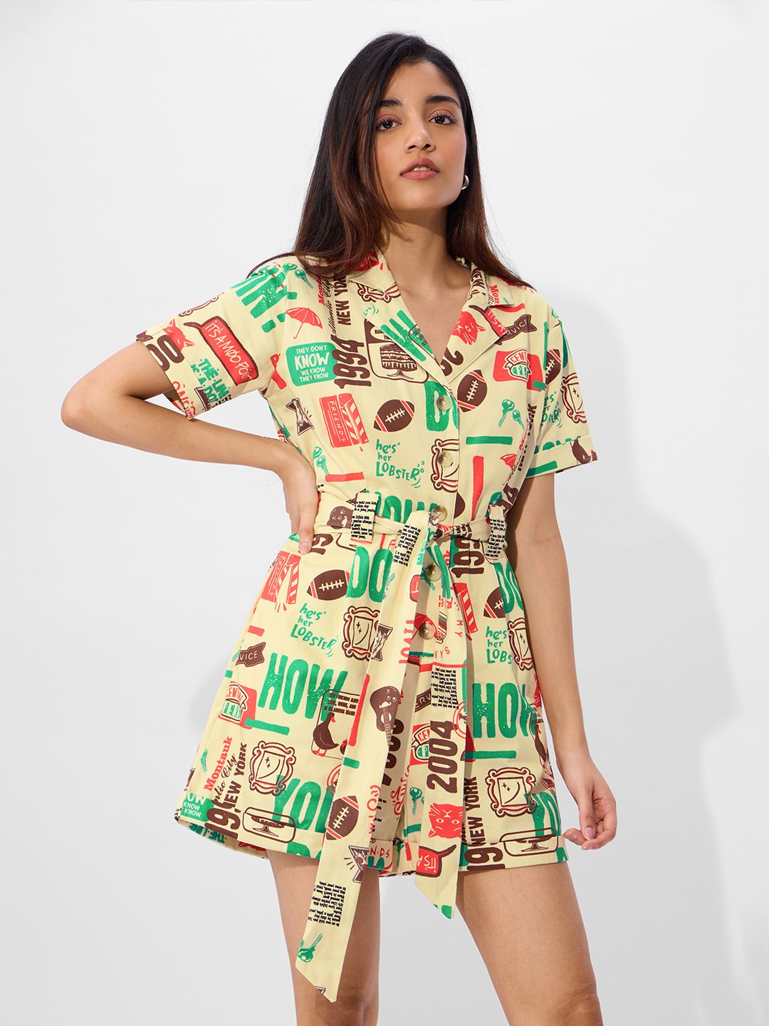 Playsuit: FRIENDS vintage Women Playsuits Online