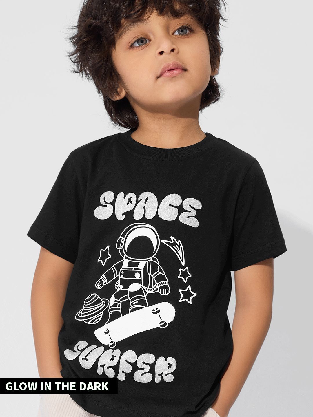 TSS Originals: Space Surfer Boys Cotton T-Shirts (2-8 Yrs) Online