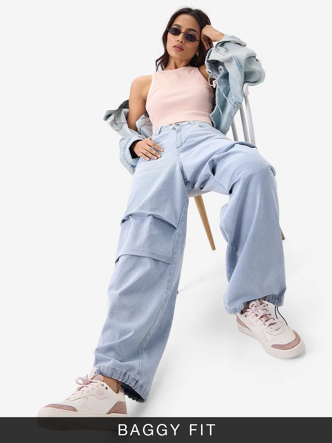 Parachute Jeans: Ice Blue