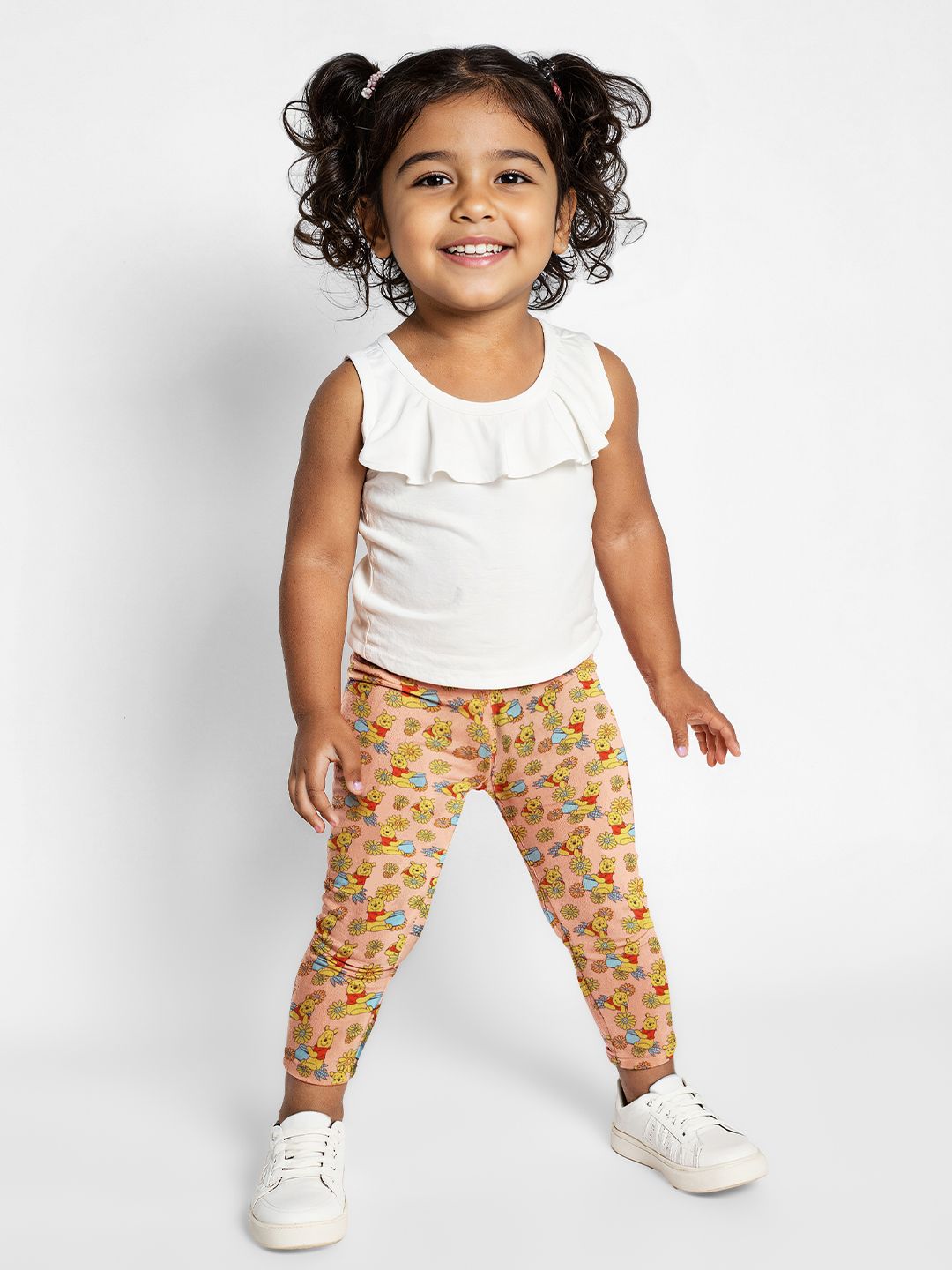 Winnie The Pooh: Pot Of Honey Girls Cotton Leggings (2-8 Yrs) Online
