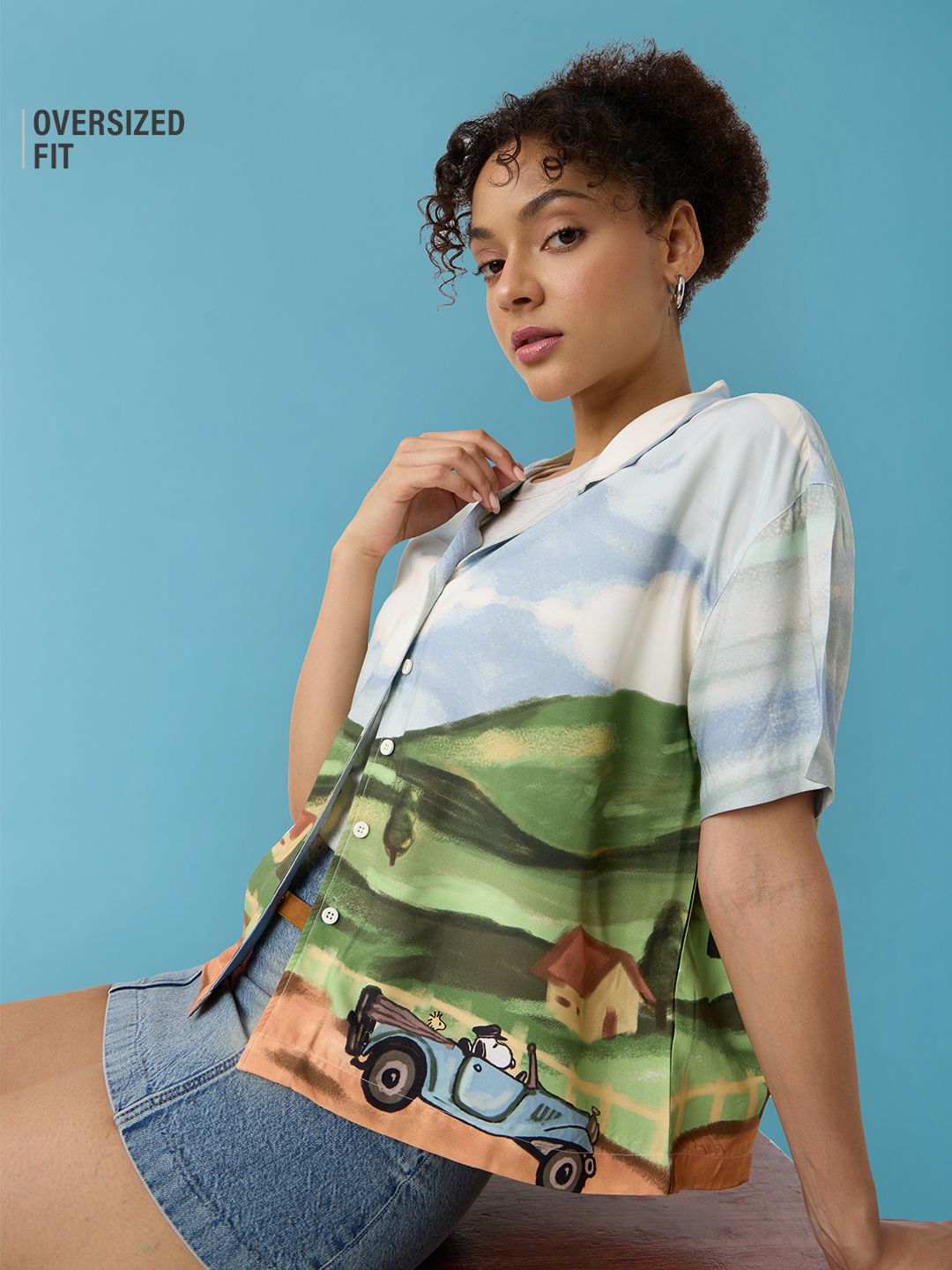 Peanuts: Snoopy's Drive-In Women Holiday Shirts