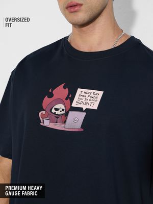 Oversized T-Shirt: Ghost Writer Oversized T-Shirts By The Souled Store