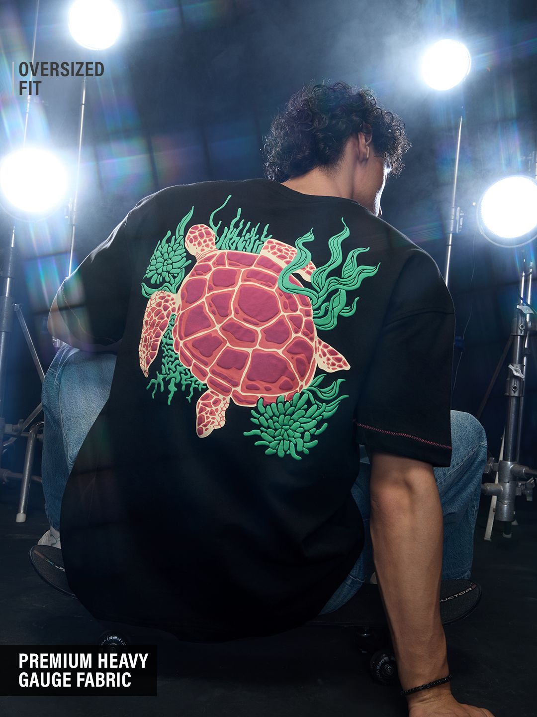 Buy TSS Originals: Break Free Turtle Oversized T-Shirts Online