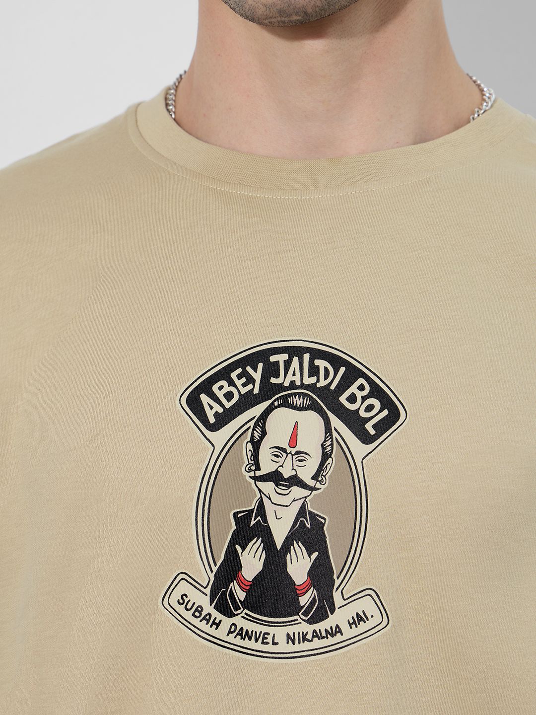 Buy Shemaroo: Jaldi Bol Men Relaxed Fit T-shirts Online