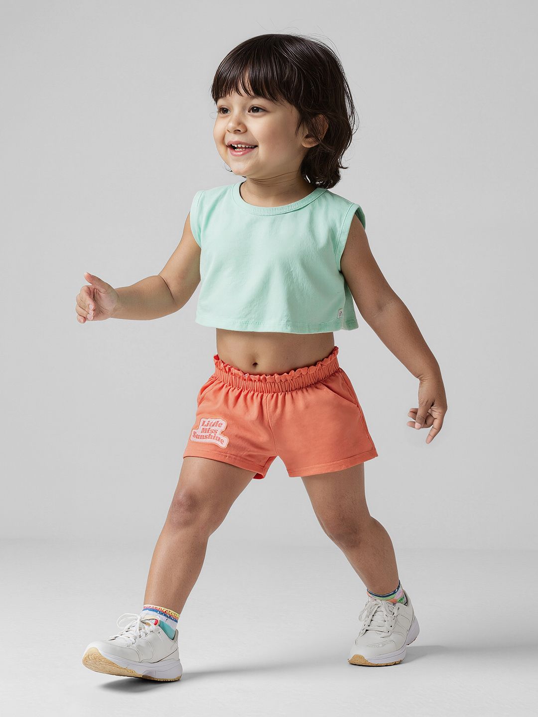 Little Shorts: Miss Sunshine Girls Cotton Shorts (2-8 Yrs) Online