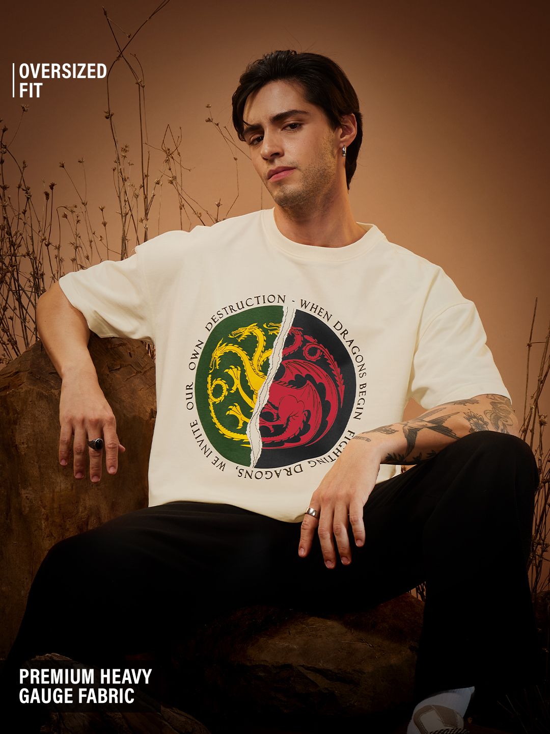 House Of Dragon: Tear Oversized T-Shirts Online