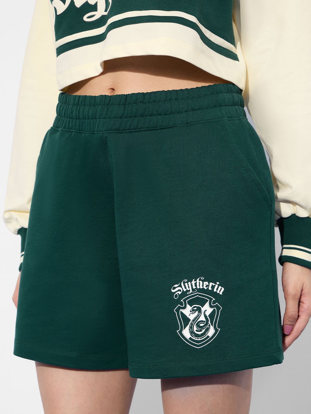 Harry Potter: Slytherin Prefect Women Lounge Shorts Online