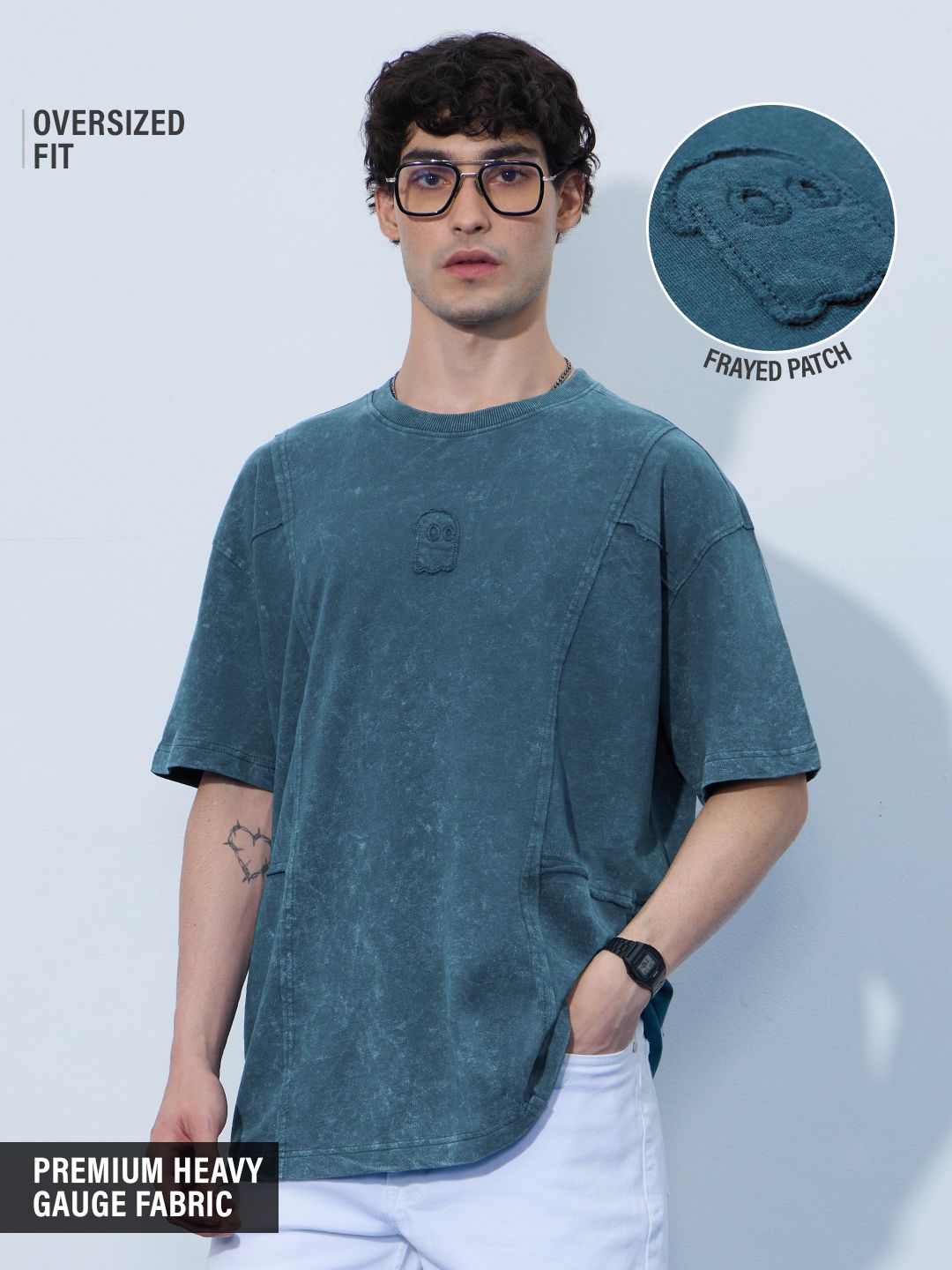 TSS Originals: Macau Blue Oversized T-Shirts Online